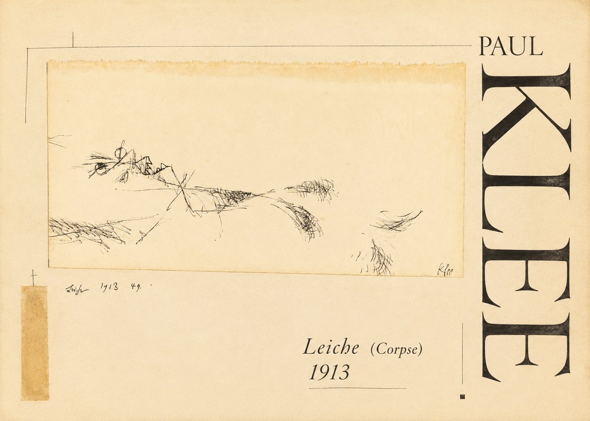 Paul Klee Leiche (Corpse) No3 - Plakát