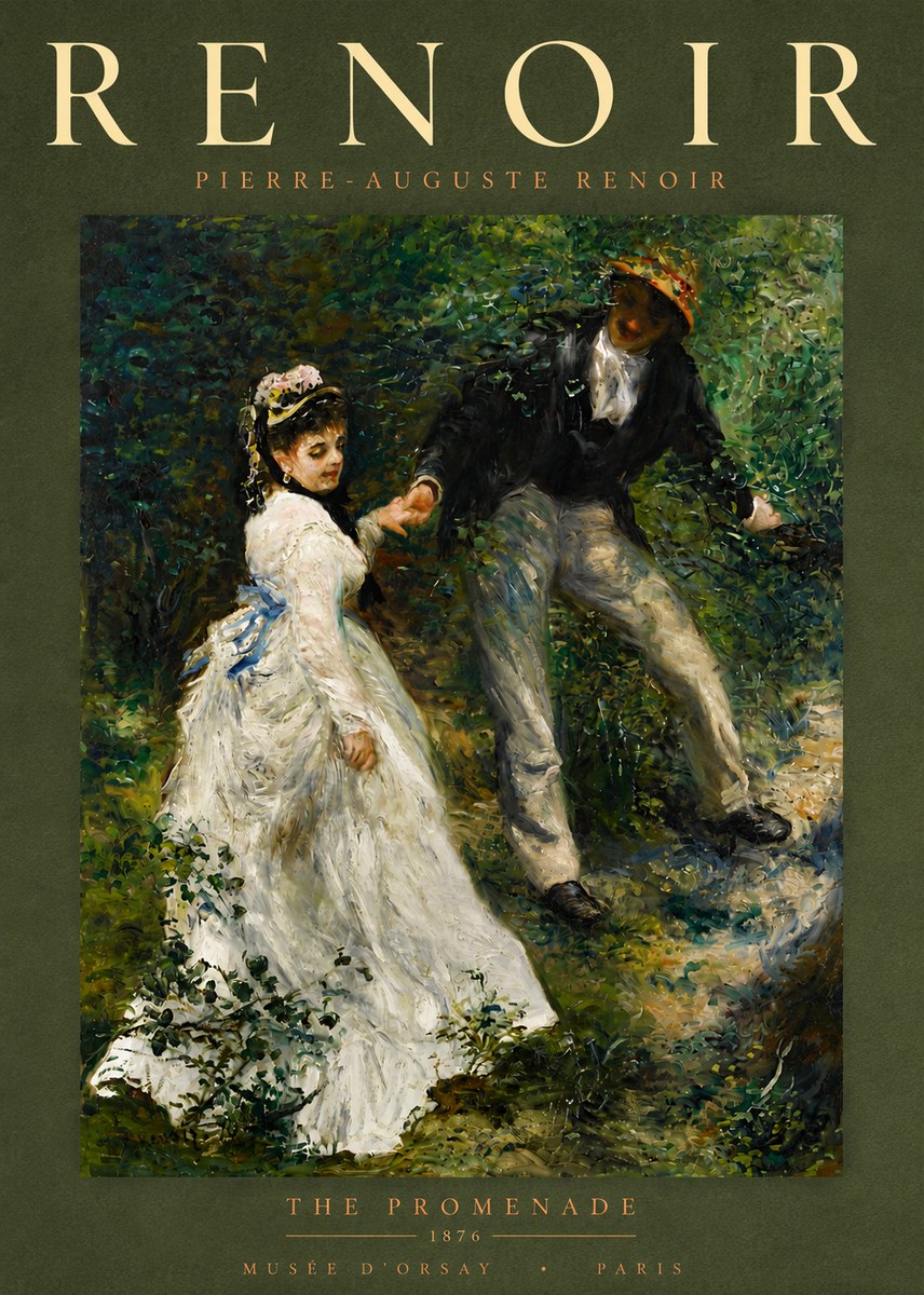 Renoir The Promenade No5 - Plakát