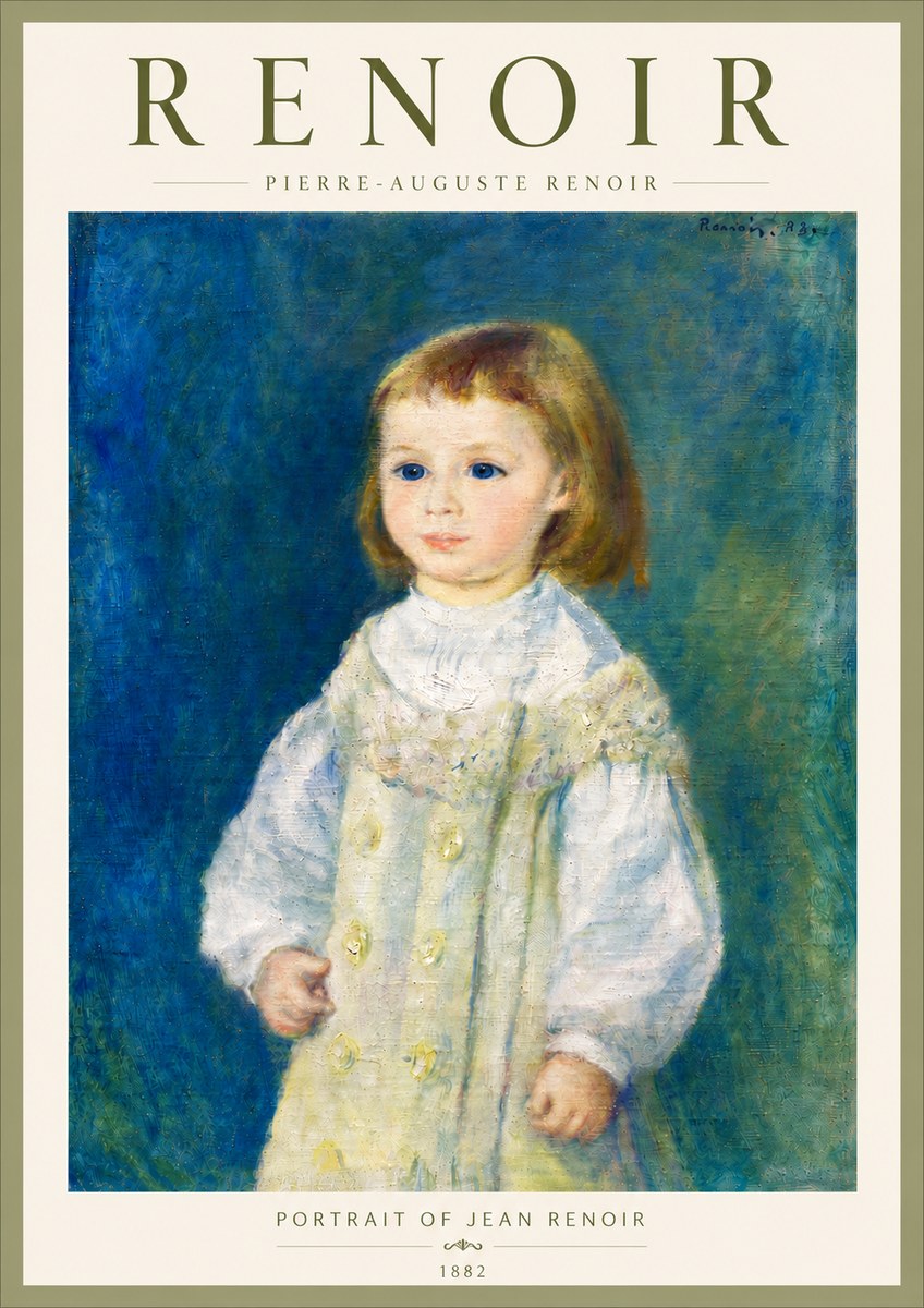 Renoir Portrait of Jean Renoir No6 - Plakát