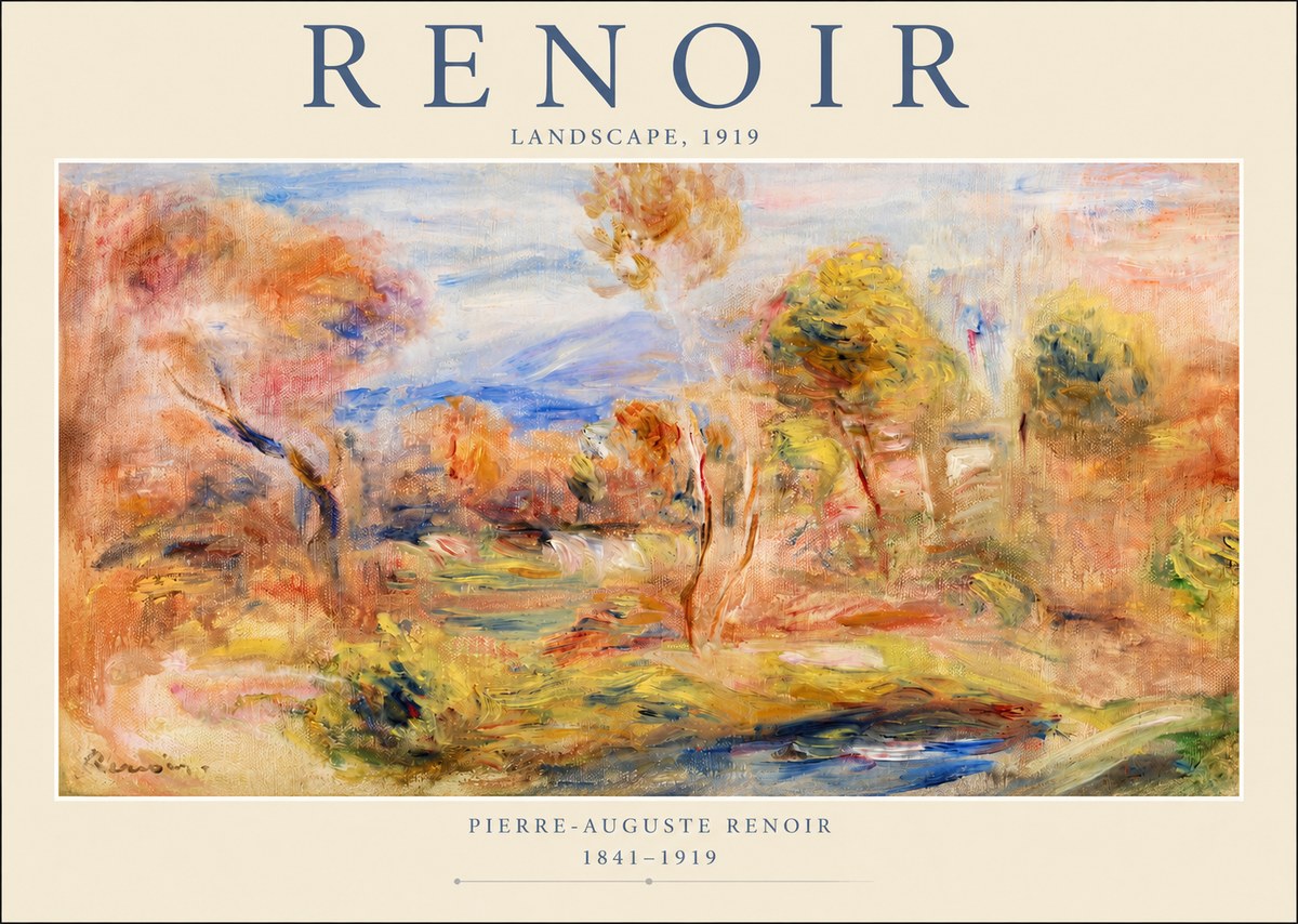 Renoir Landscape No2 - Plakát