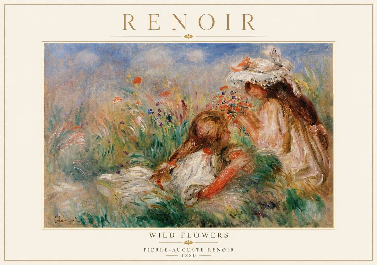 Renoir Wild Flowers No5 - Plakát