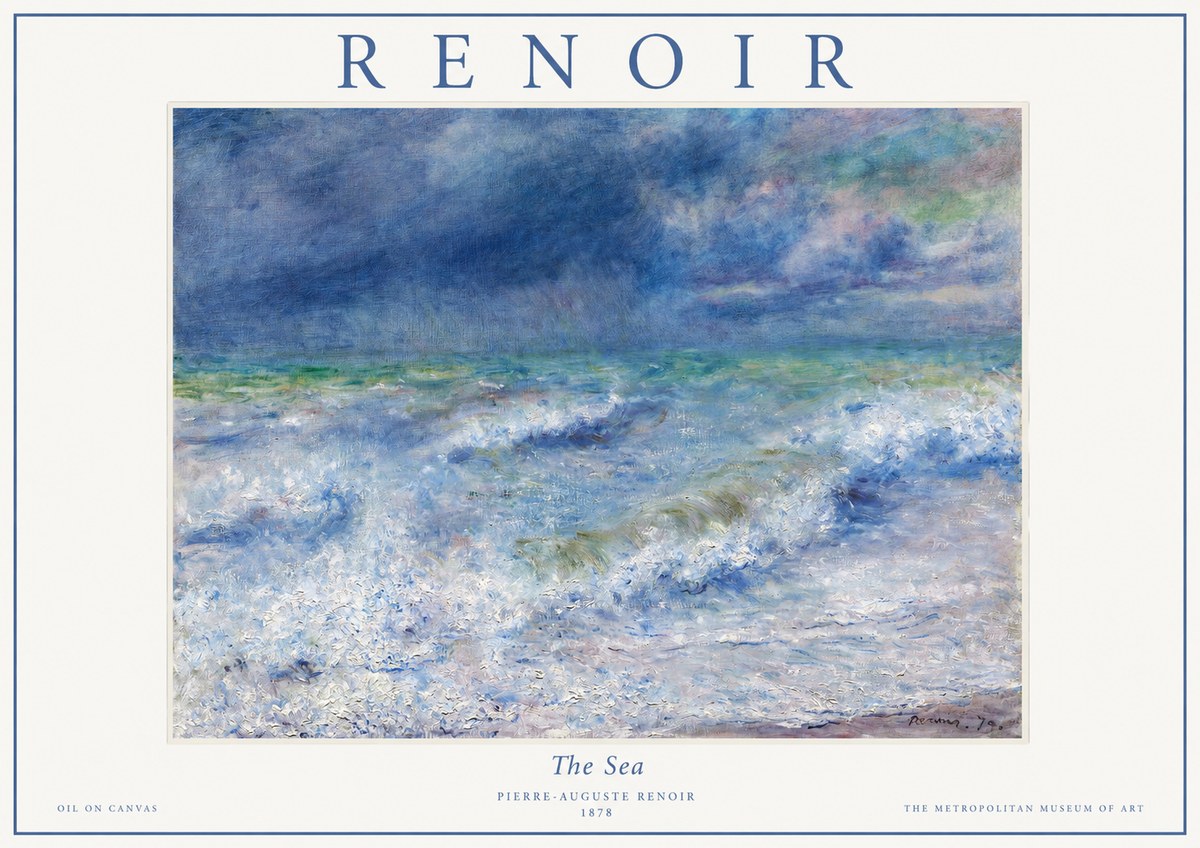 Renoir The Sea No1 - Plakát