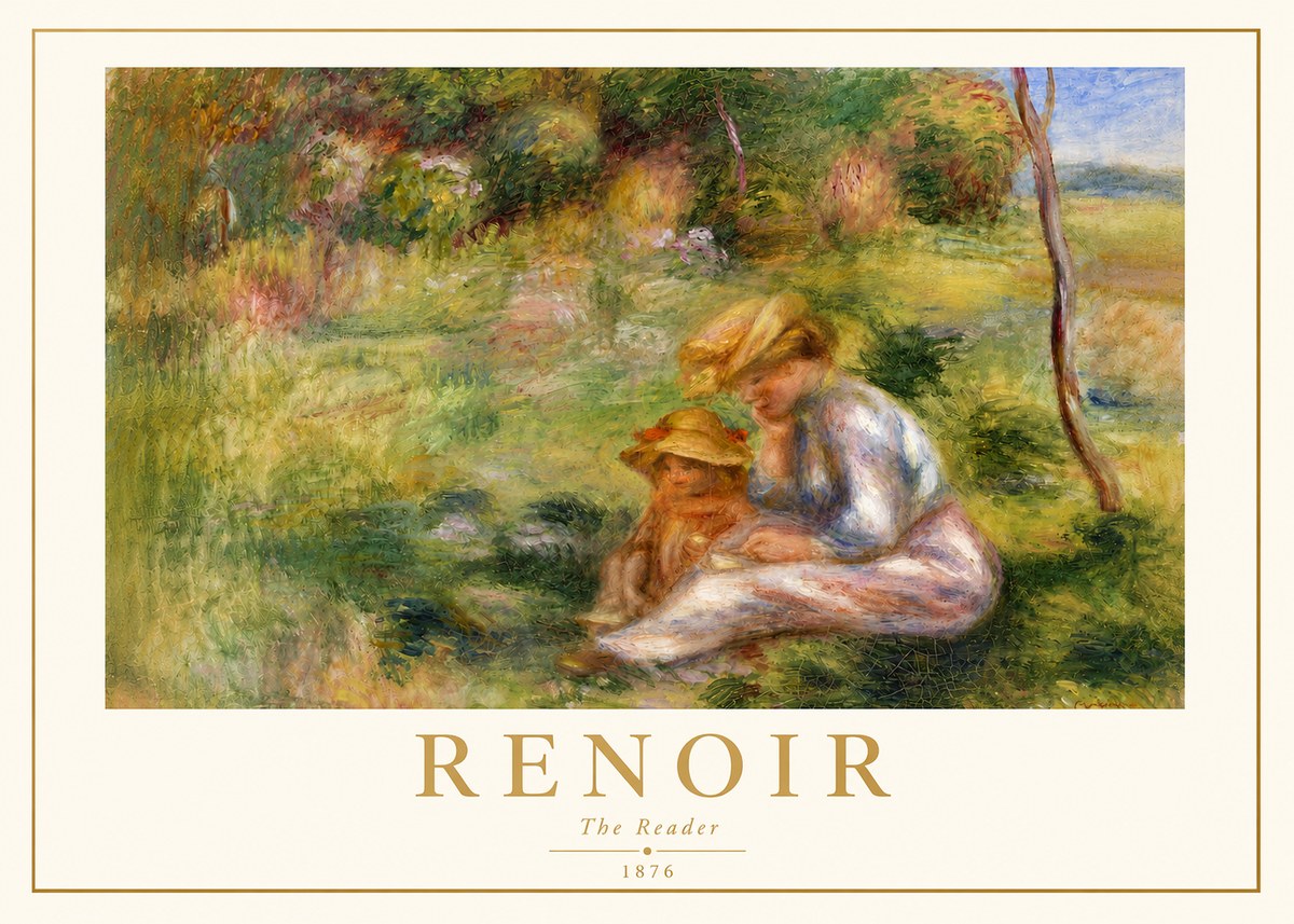 Renoir The Reader No3 - Plakát