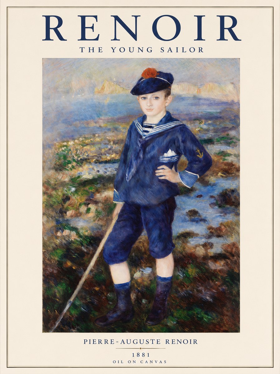 Renoir The Young Sailor No1 - Plakát