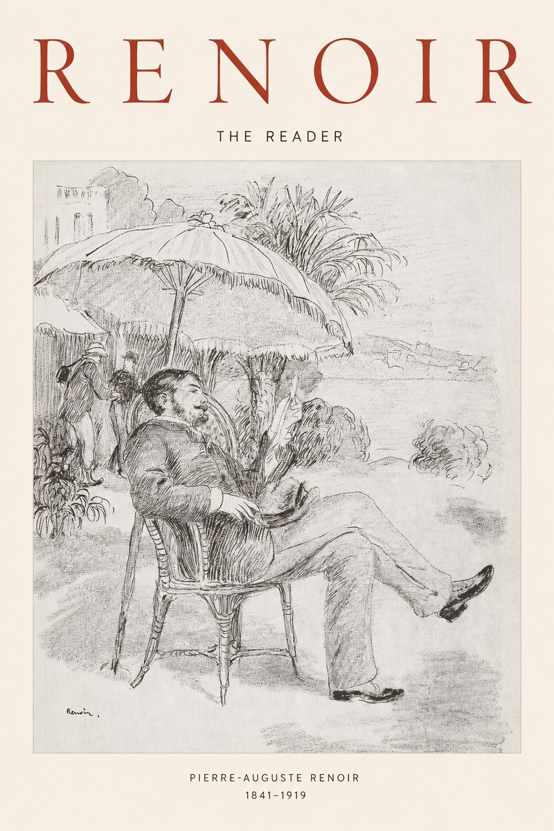 Renoir The Reader II No1 - Plakát