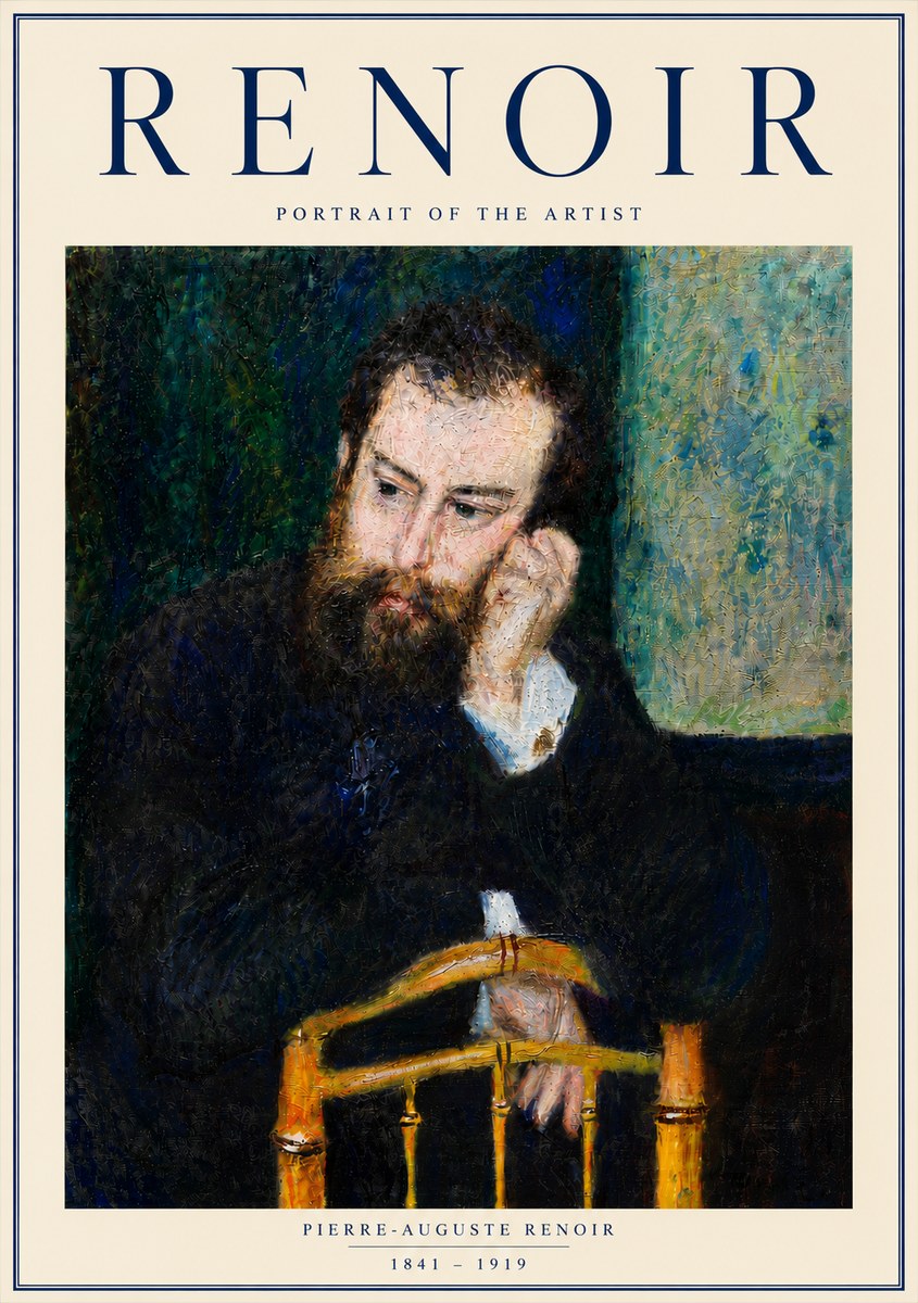 Renoir Portrait of the Artist No6 - Plakát