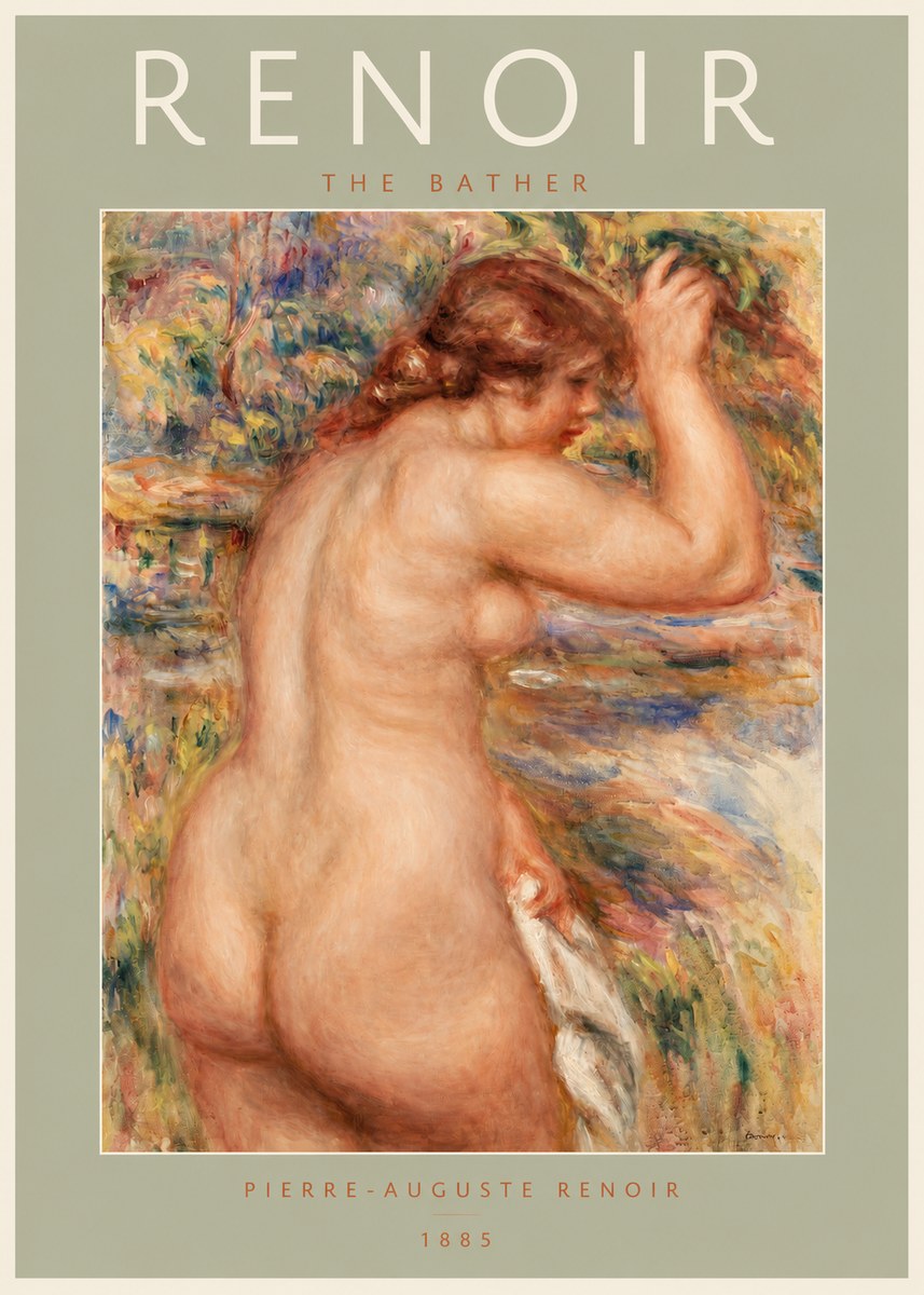Renoir Bather No2 - Plakát