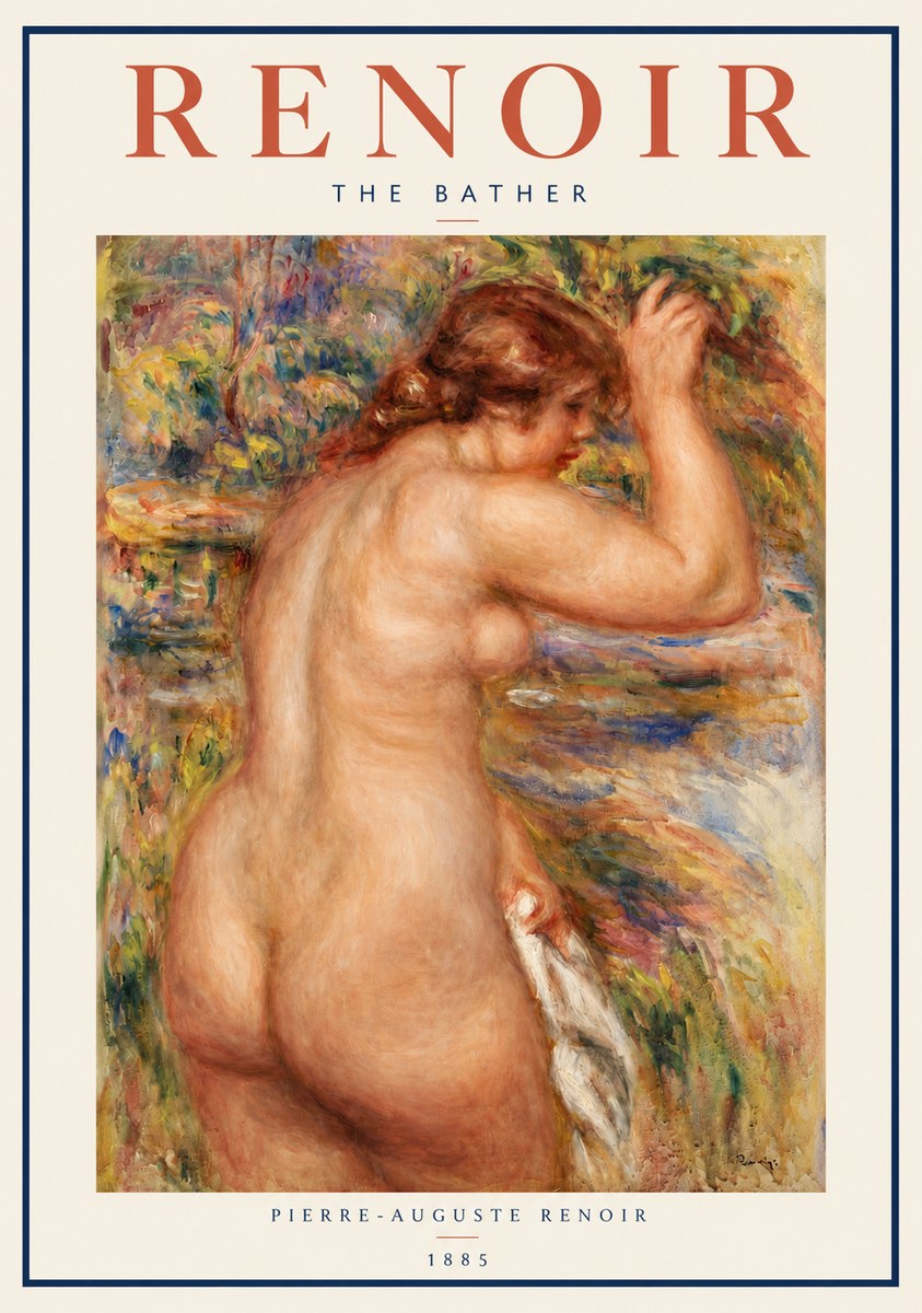 Renoir Bather No3 - Plakát