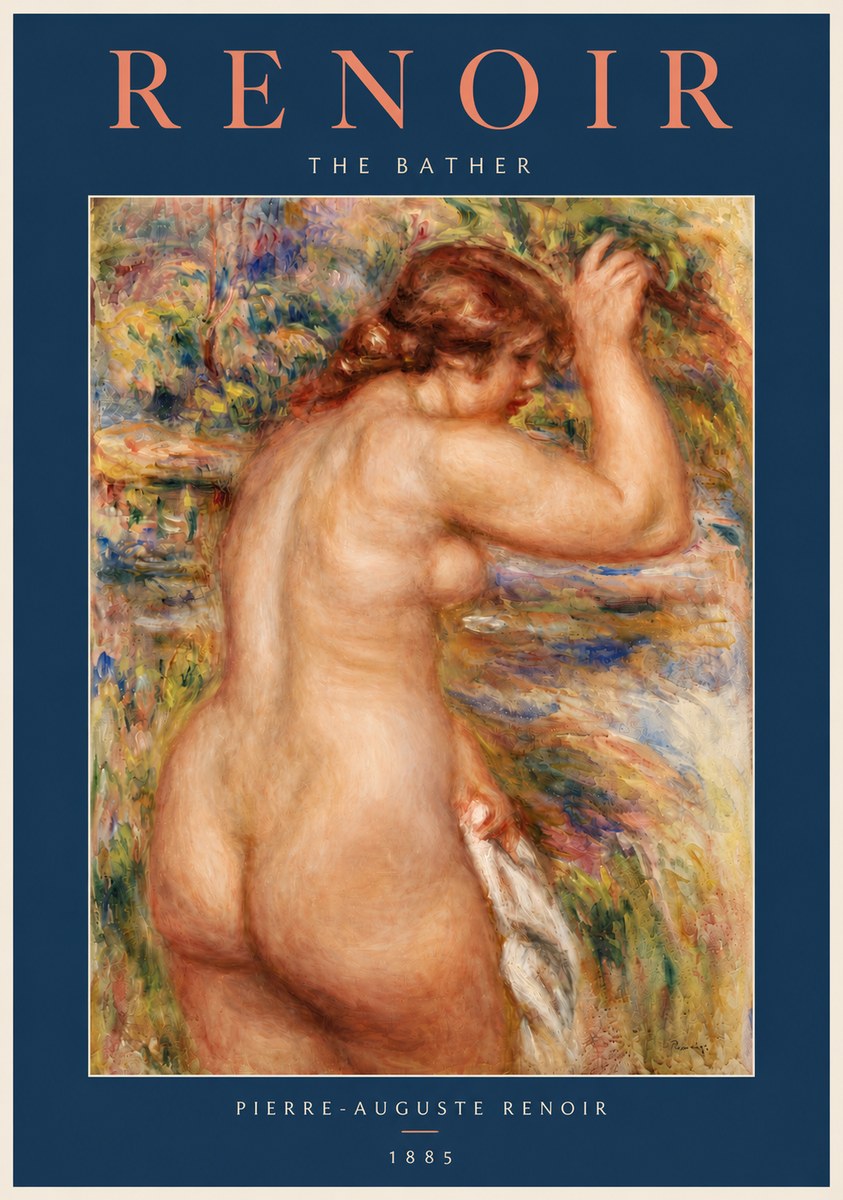 Renoir Bather No4 - Plakát
