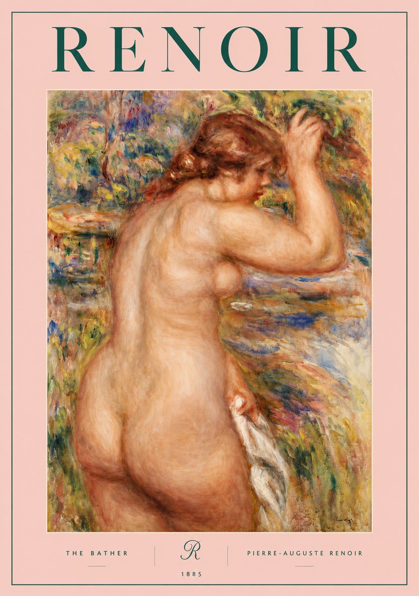 Renoir Bather No5 - Plakát