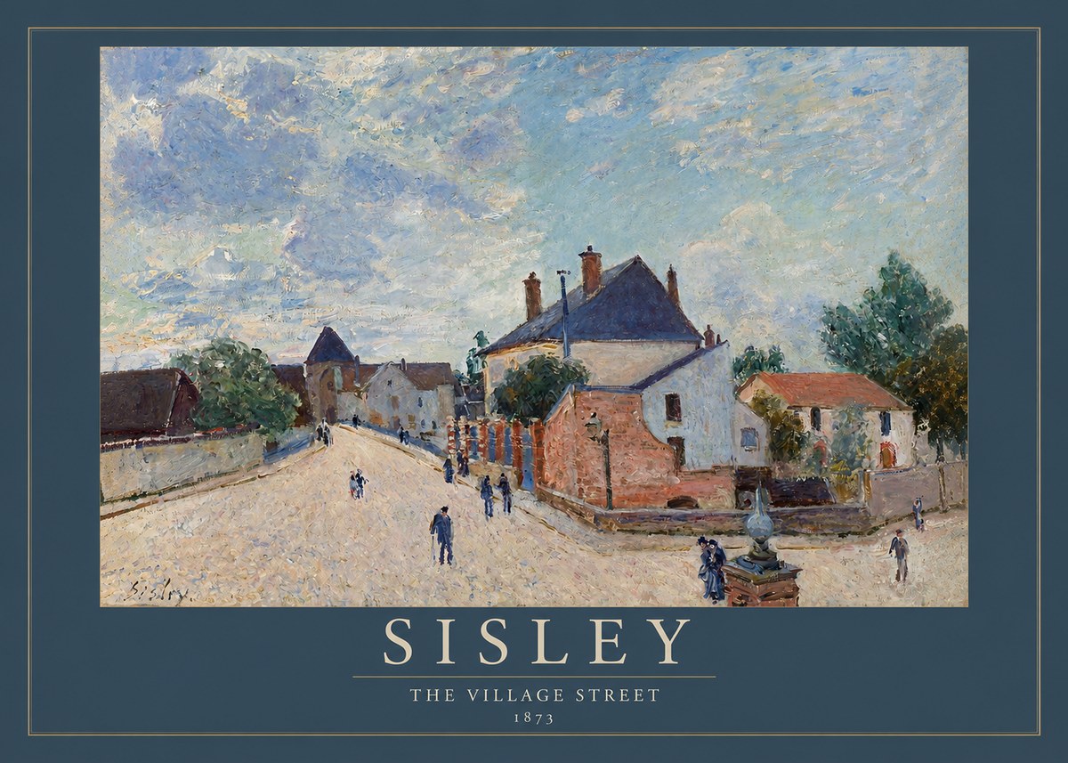 Sisley The Village Street No2 - Plakát