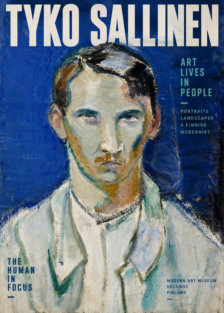 Tyko Sallinen Portrait of a Man IV No2 - Plakát
