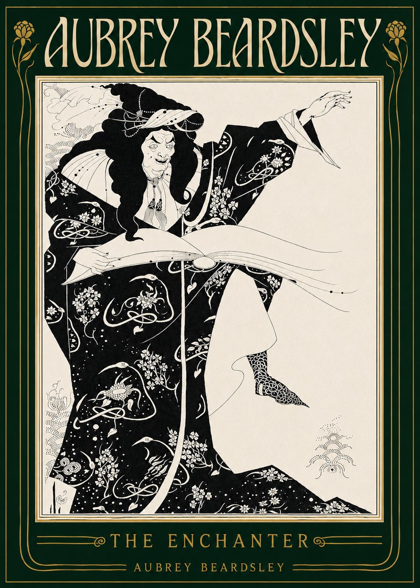 Aubrey Beardsley The Rehearsal No5 - Plakát