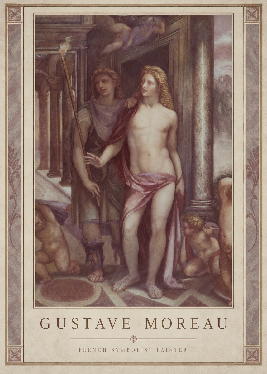 Gustave Moreau Youth No1 - Plakát