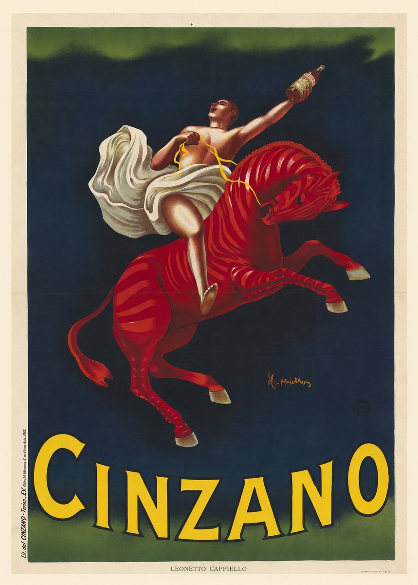 Leonetto Cappiello Cinzano No6 - Plakát