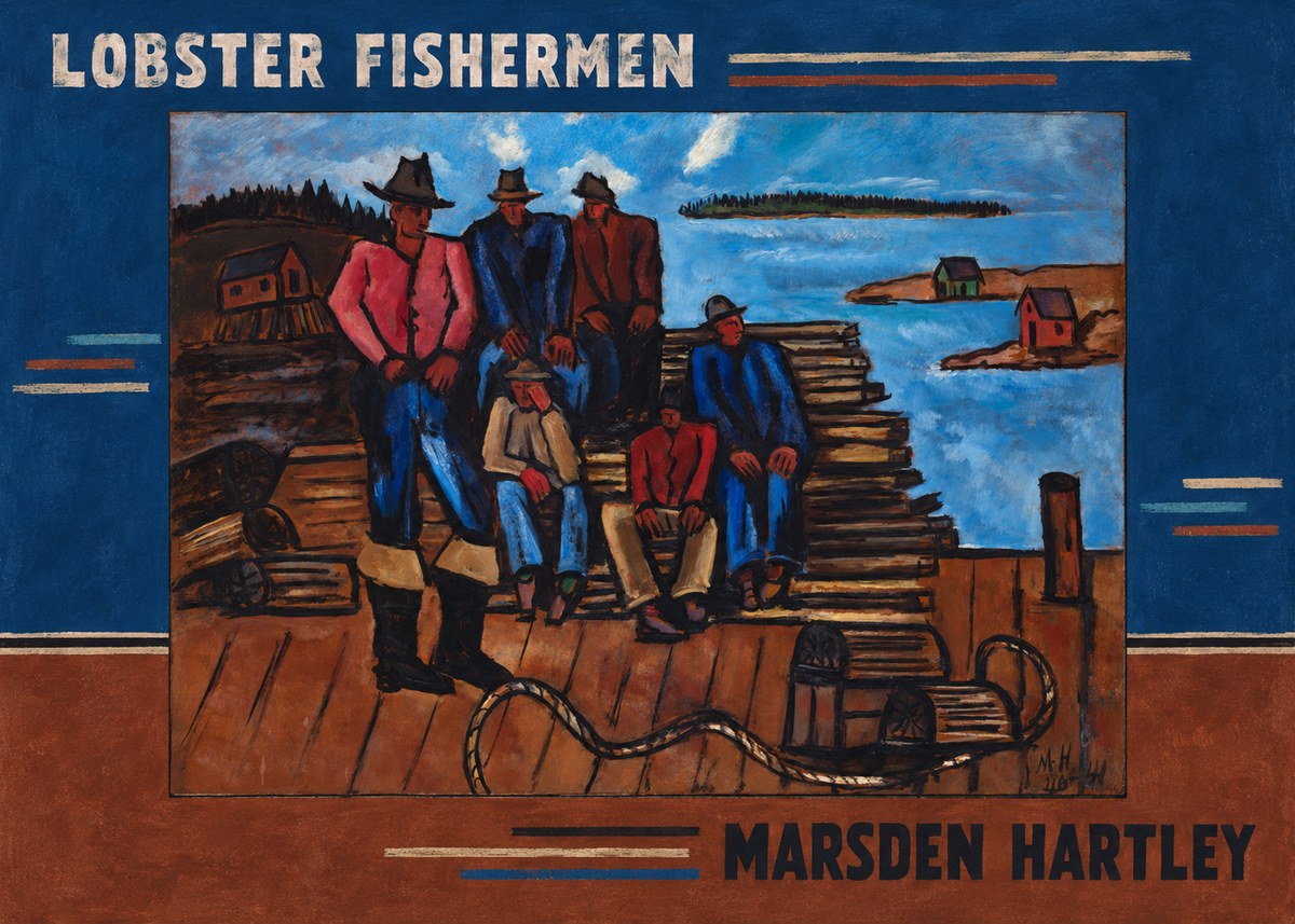 Marsden Hartley Lobster Fishermen II No5 - Plakát