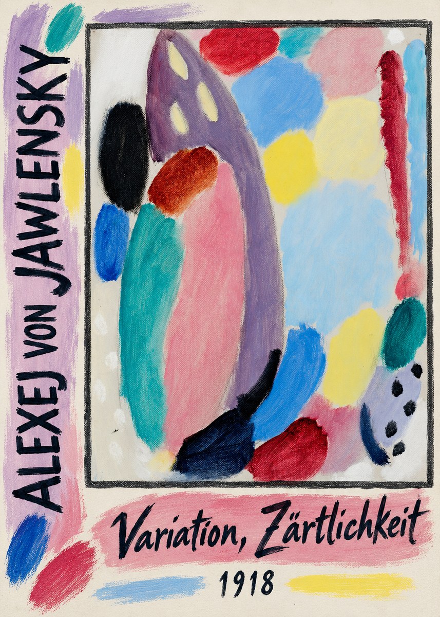 Alexej von Jawlensky Variation, Zärtlichkeit No2 - Plakát