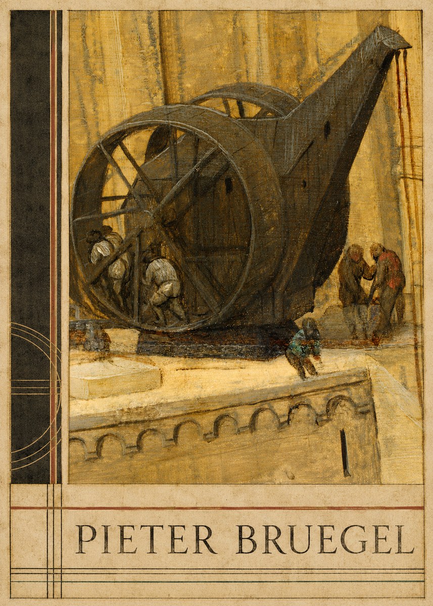 Pieter Bruegel The Crane No2 - Plakát