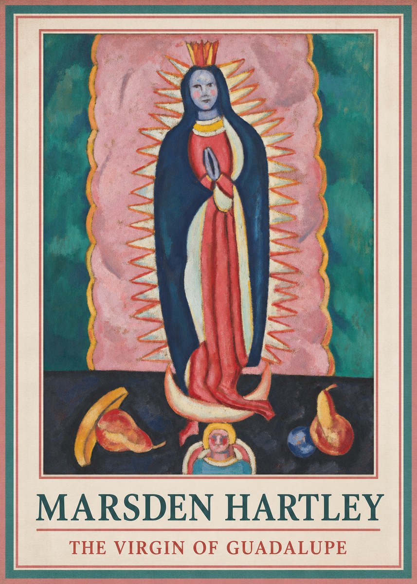 Marsden Hartley The Virgin of Guadalupe No5 - Plakát