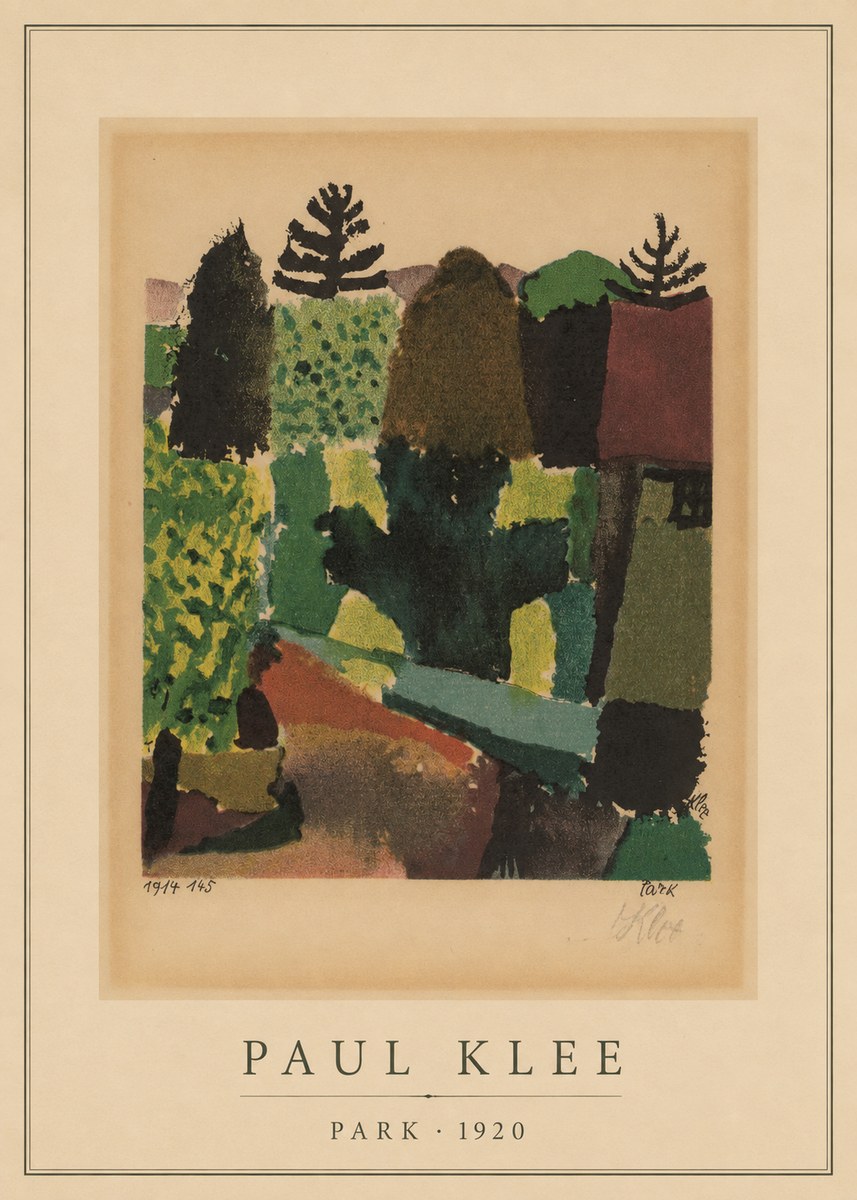 Paul Klee Park I No2 - Plakát