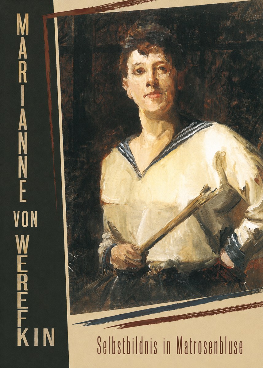 Marianne von Werefkin Selbstbildnis in Matrosenbluse No2 - Plakát