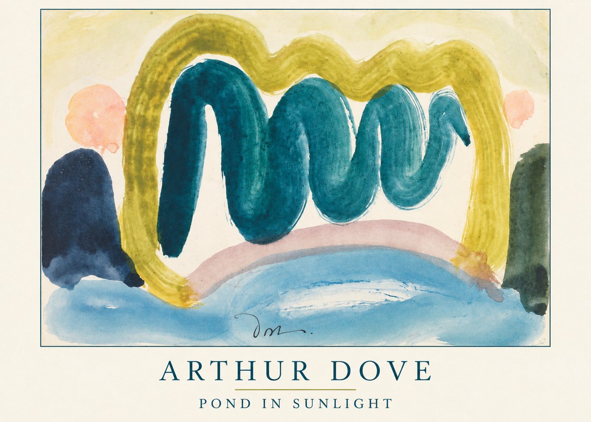 Arthur Dove Pond in Sunlight No4 - Plakát