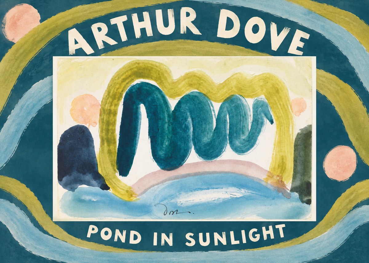 Arthur Dove Pond in Sunlight No5 - Plakát
