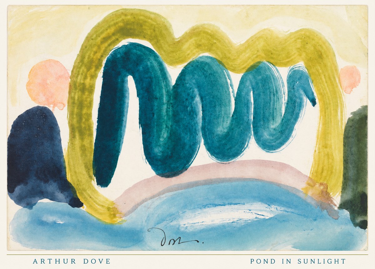 Arthur Dove Pond in Sunlight No6 - Plakát