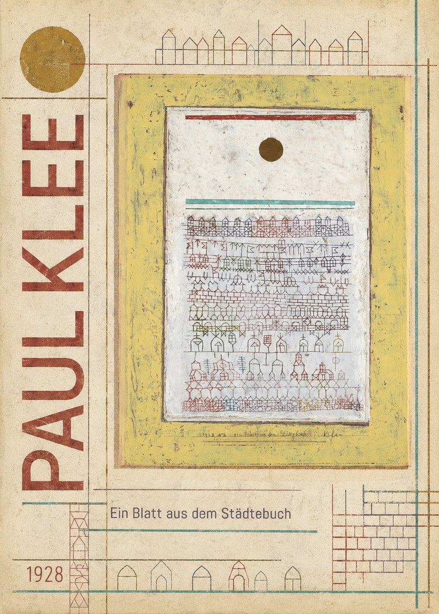 Paul Klee Ein Blatt Aus Dem Städtebuch No6 - Plakát