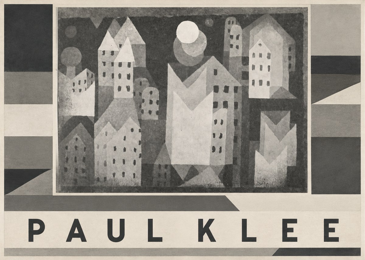 Paul Klee City of Churches No3 - Plakát