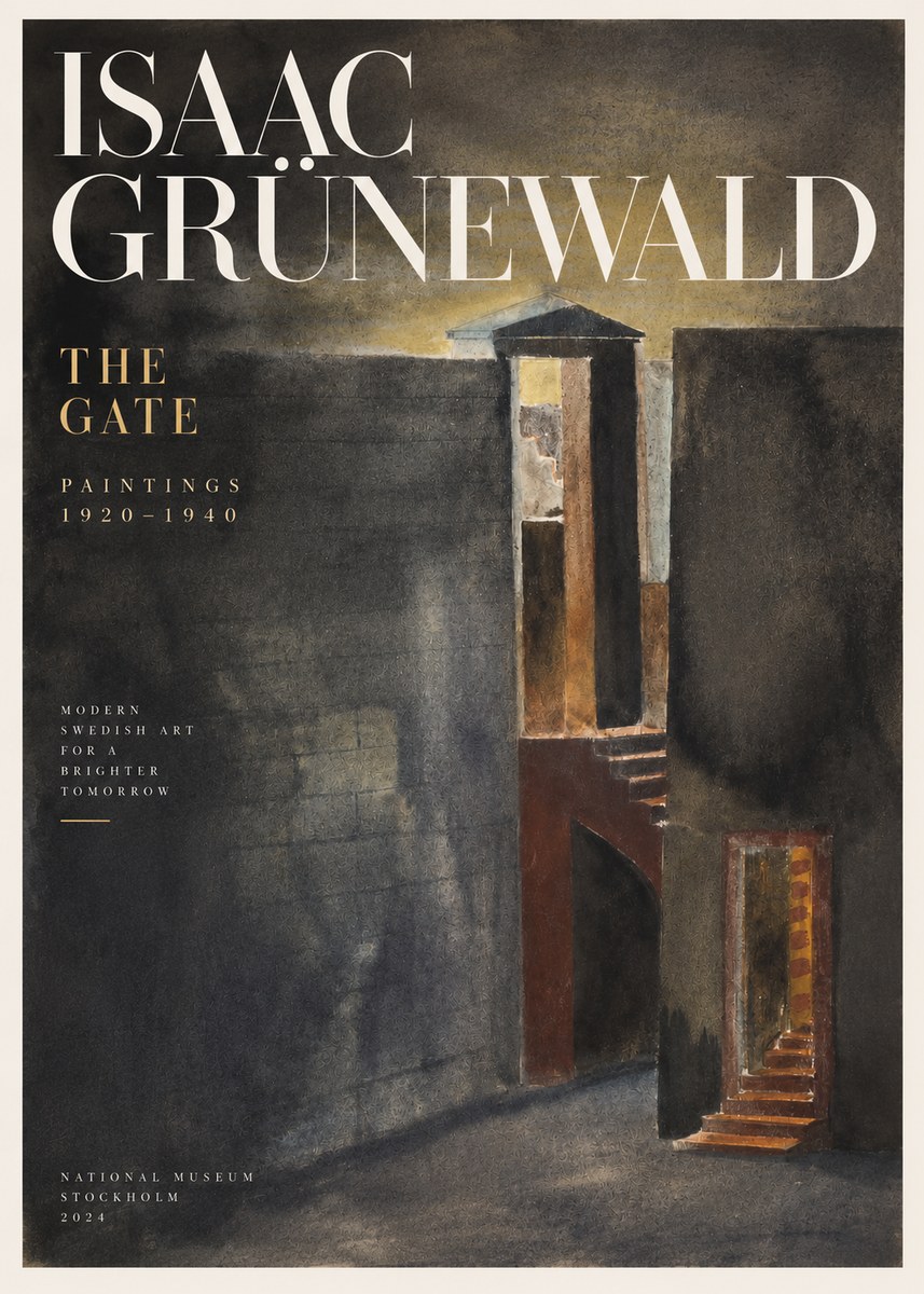 Isaac Grünewald Architectural Fantasy No3 - Plakát