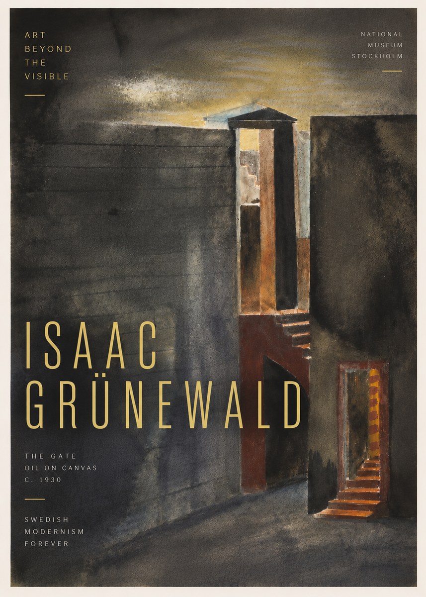 Isaac Grünewald Architectural Fantasy No6 - Plakát