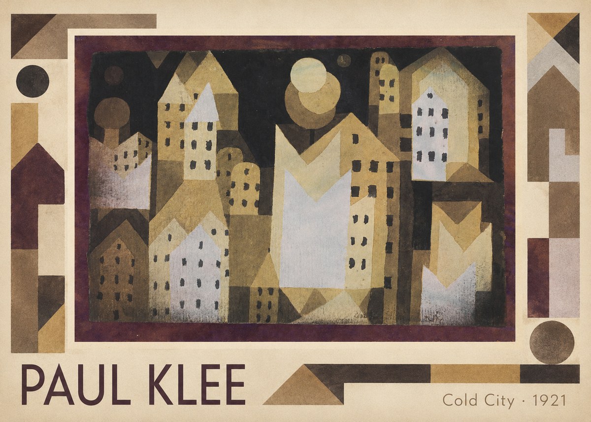 Paul Klee Cold City No1 - Plakát