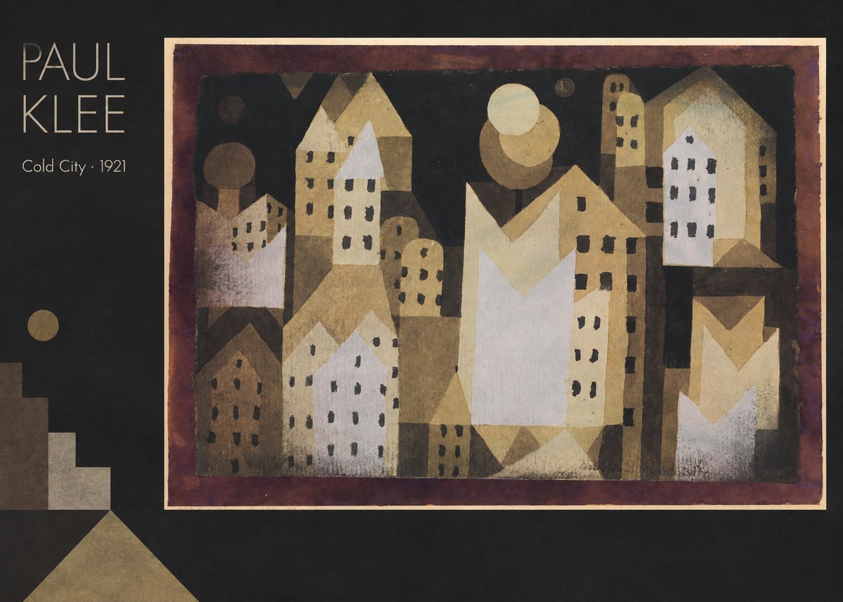 Paul Klee Cold City No2 - Plakát
