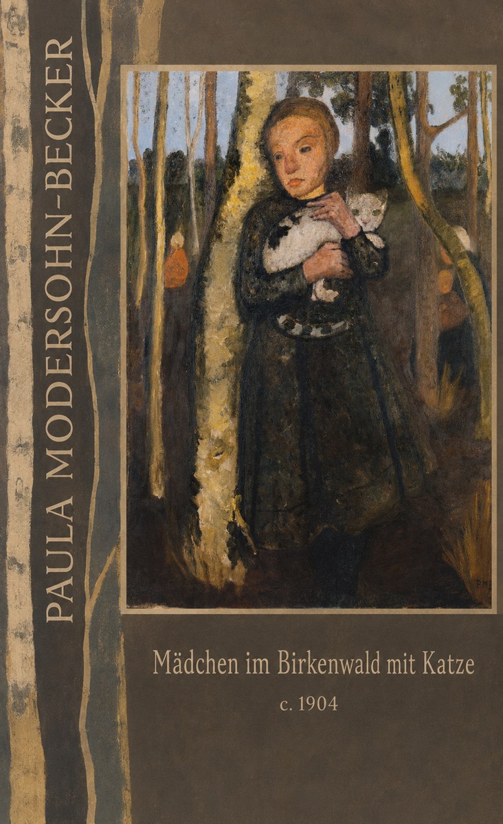 Paula Modersohn-Becker Mädchen Im Birkenwald Mit Katze No2 - Plakát
