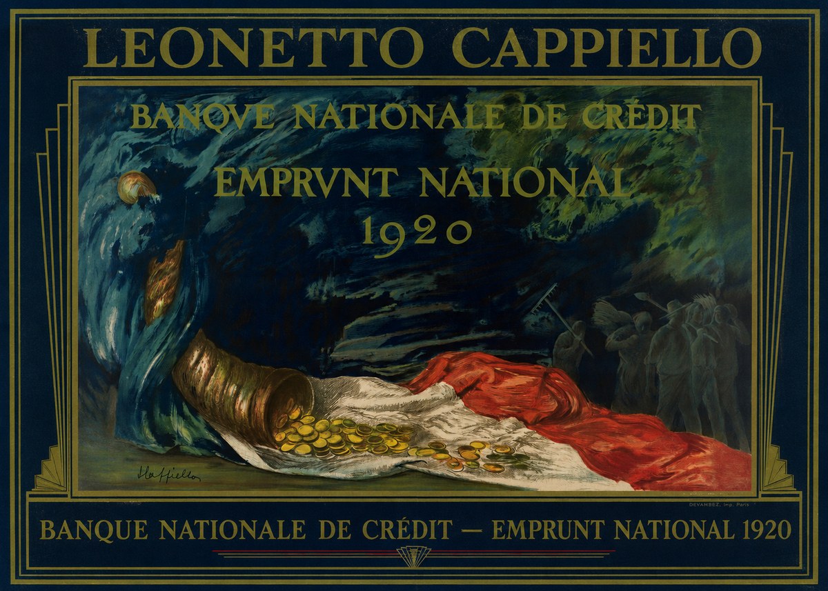 Leonetto Cappiello Banque Nationale De Crédit - Emprunt National 1920 No1 - Plakát