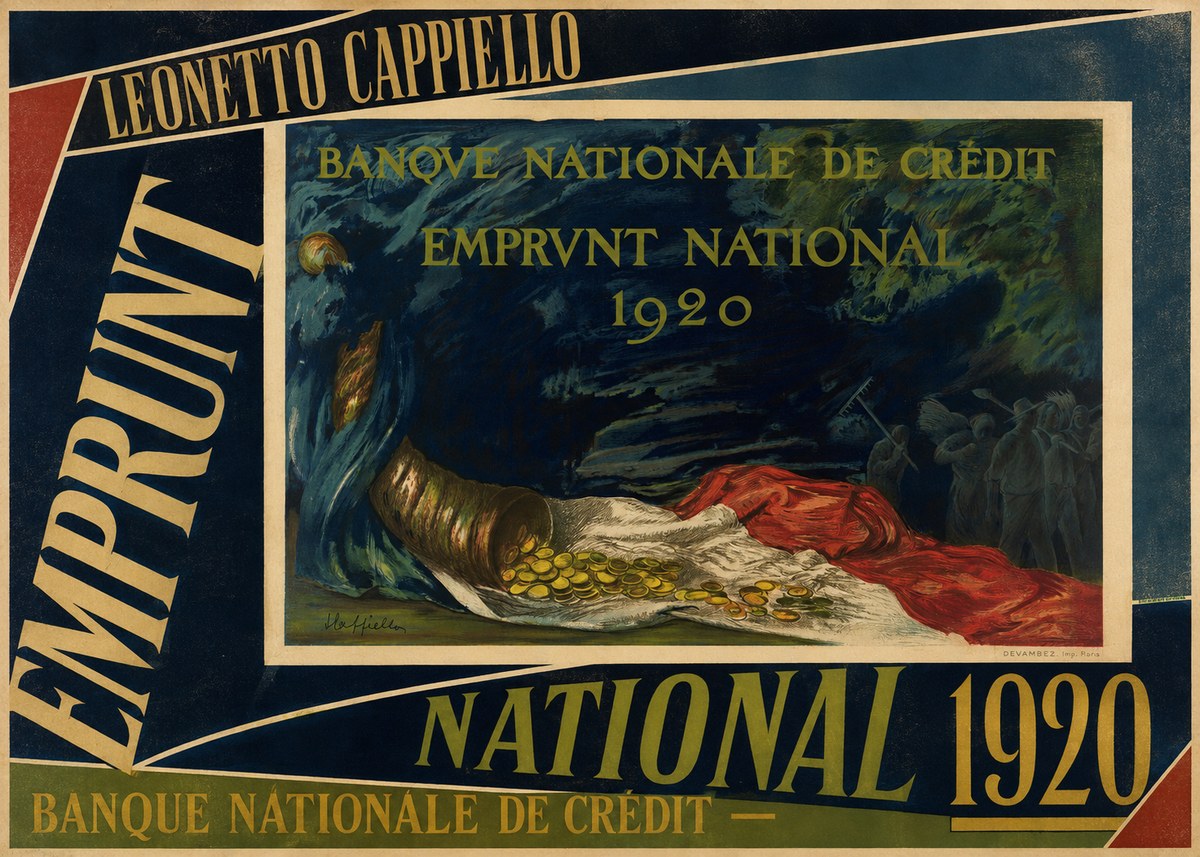 Leonetto Cappiello Banque Nationale De Crédit - Emprunt National 1920 No5 - Plakát