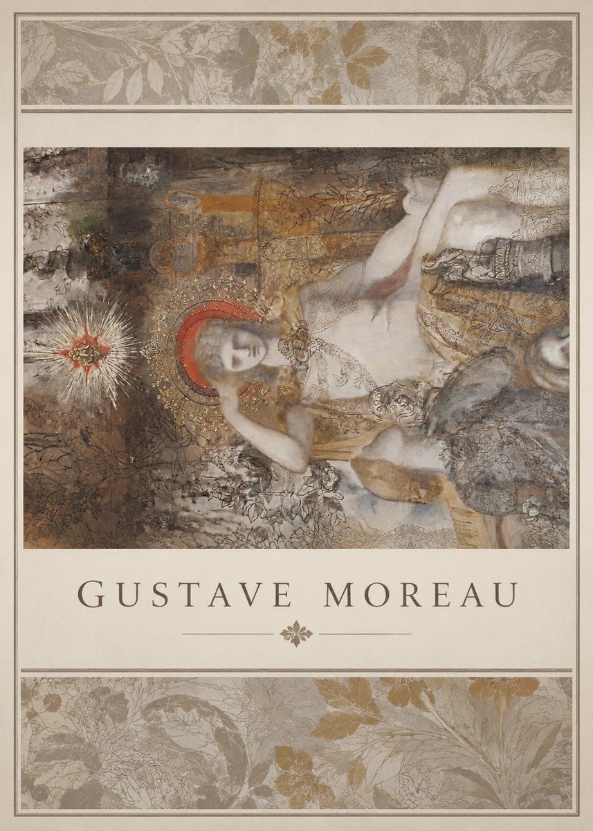 Gustave Moreau Saint Sebastian II No2 - Plakát