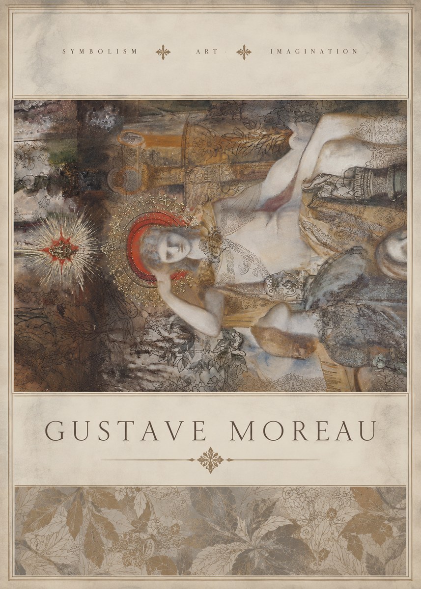 Gustave Moreau Saint Sebastian II No5 - Plakát