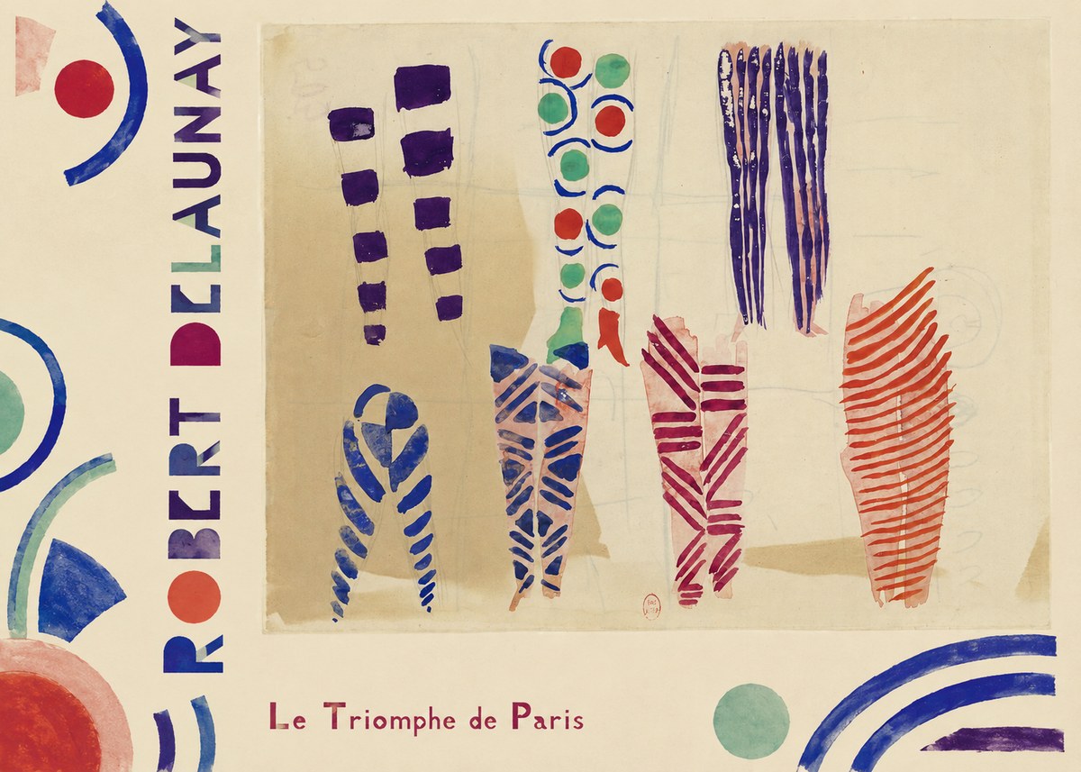 Robert Delaunay Le Triomphe De Paris IV No2 - Plakát