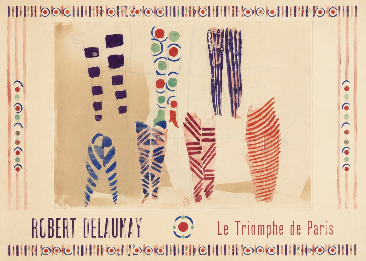 Robert Delaunay Le Triomphe De Paris IV No4 - Plakát