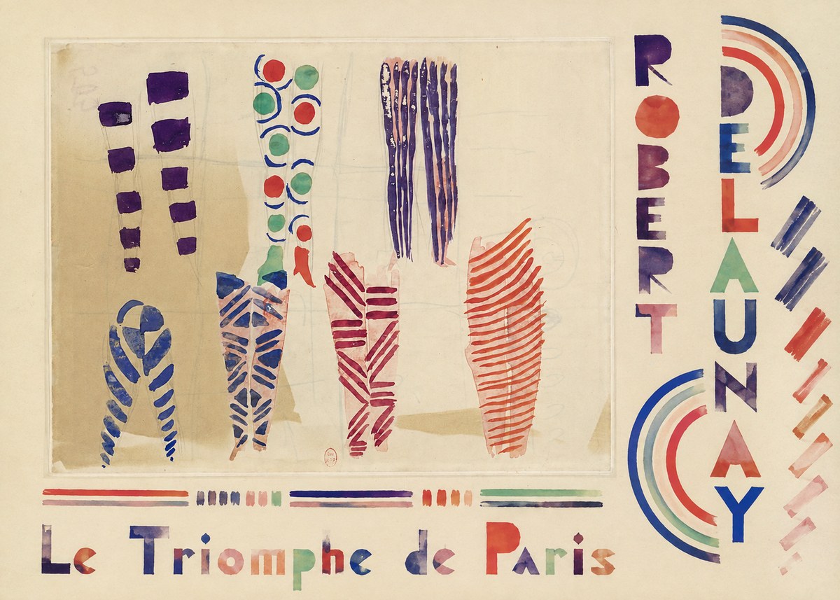 Robert Delaunay Le Triomphe De Paris IV No5 - Plakát