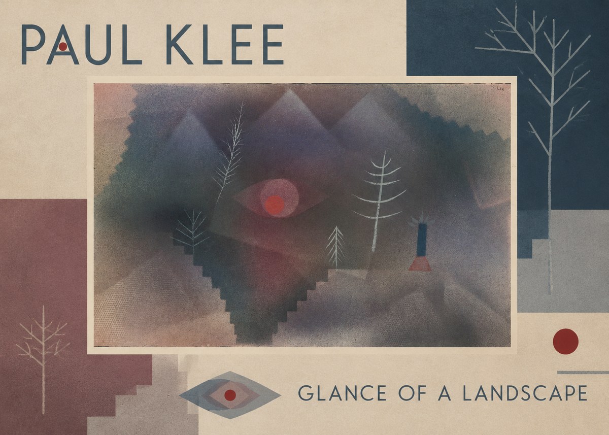 Paul Klee Glance of a Landscape No2 - Plakát