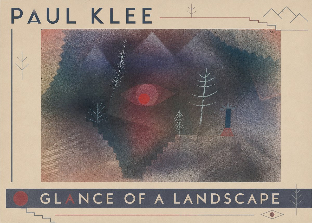Paul Klee Glance of a Landscape No3 - Plakát