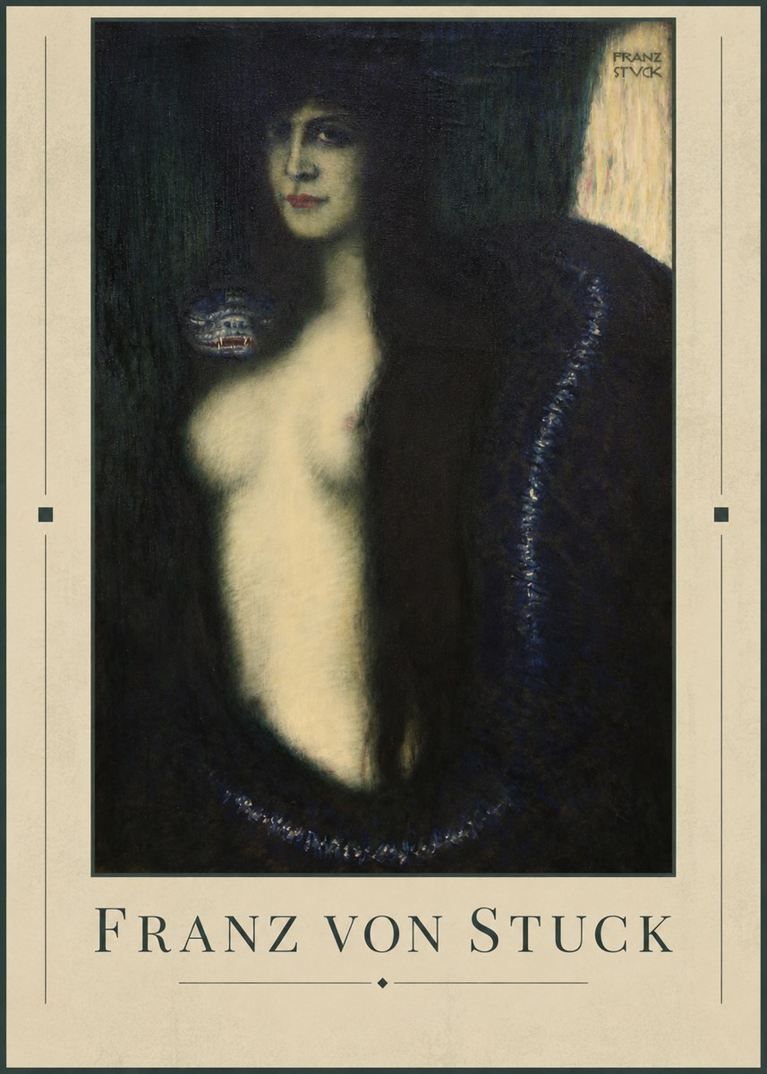 Franz von Stuck The Sin II No2 - Plakát