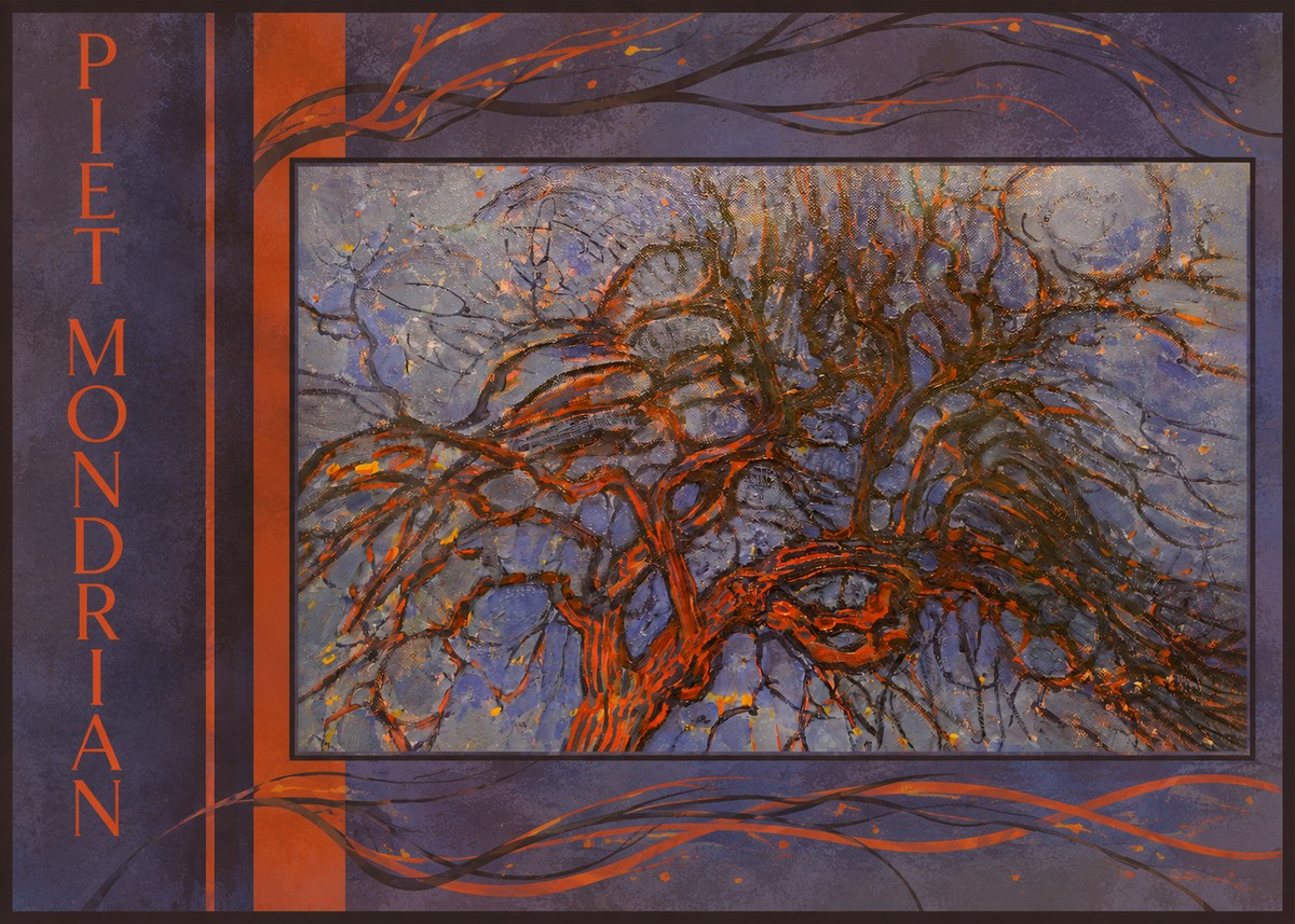 Piet Mondrian The Red Tree No2 - Plakát