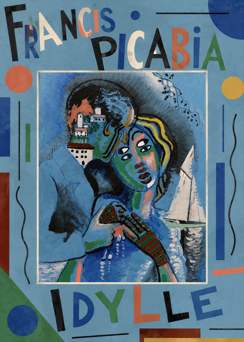 Francis Picabia Idylle No3 - Plakát