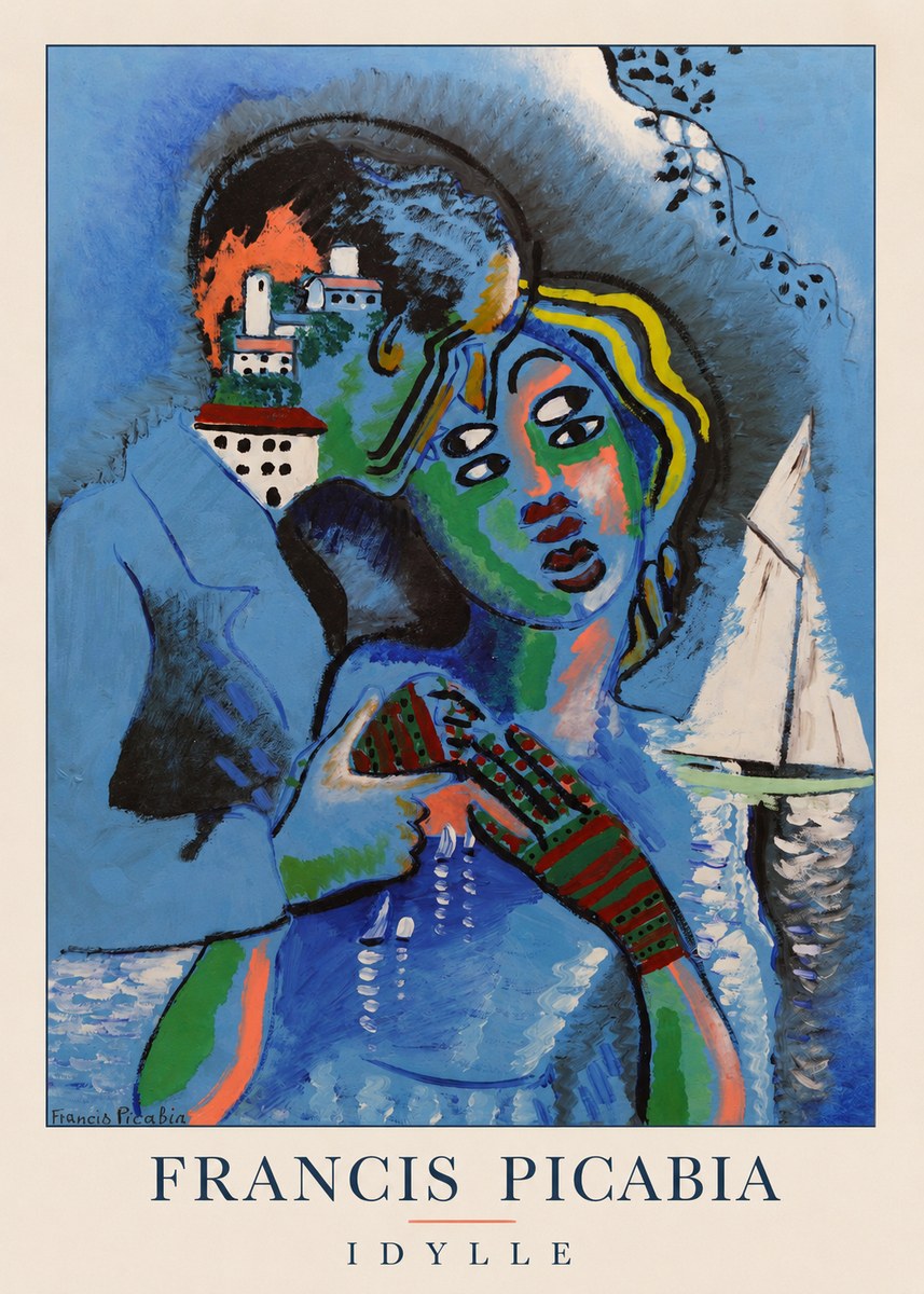 Francis Picabia Idylle No5 - Plakát