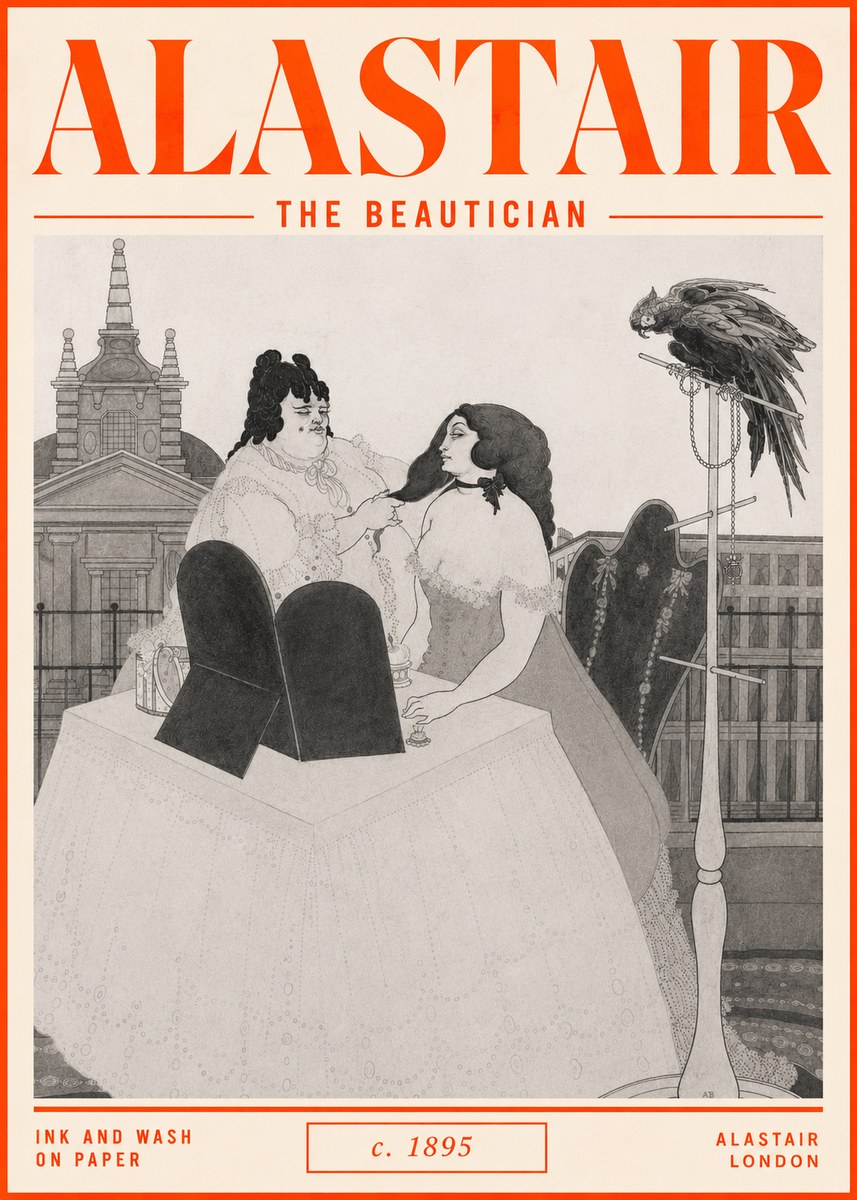 Alastair The Beautician No2 - Plakát