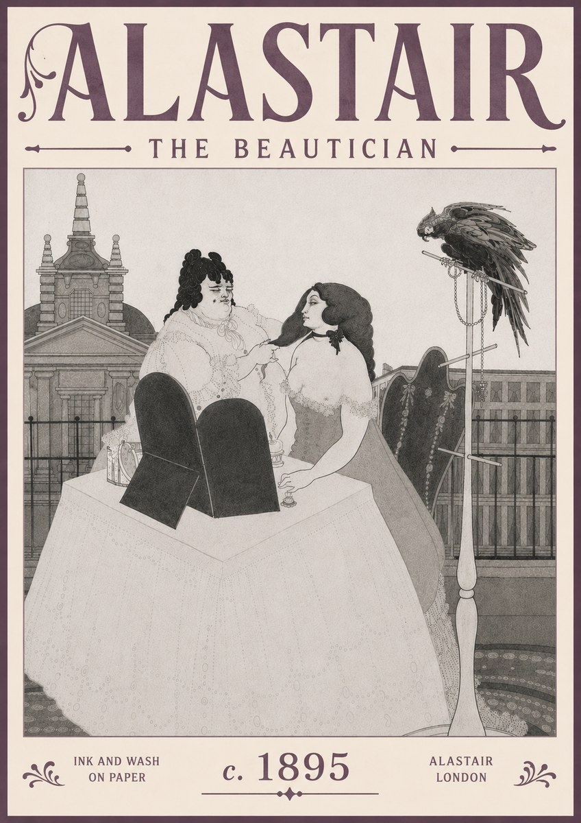 Alastair The Beautician No5 - Plakát